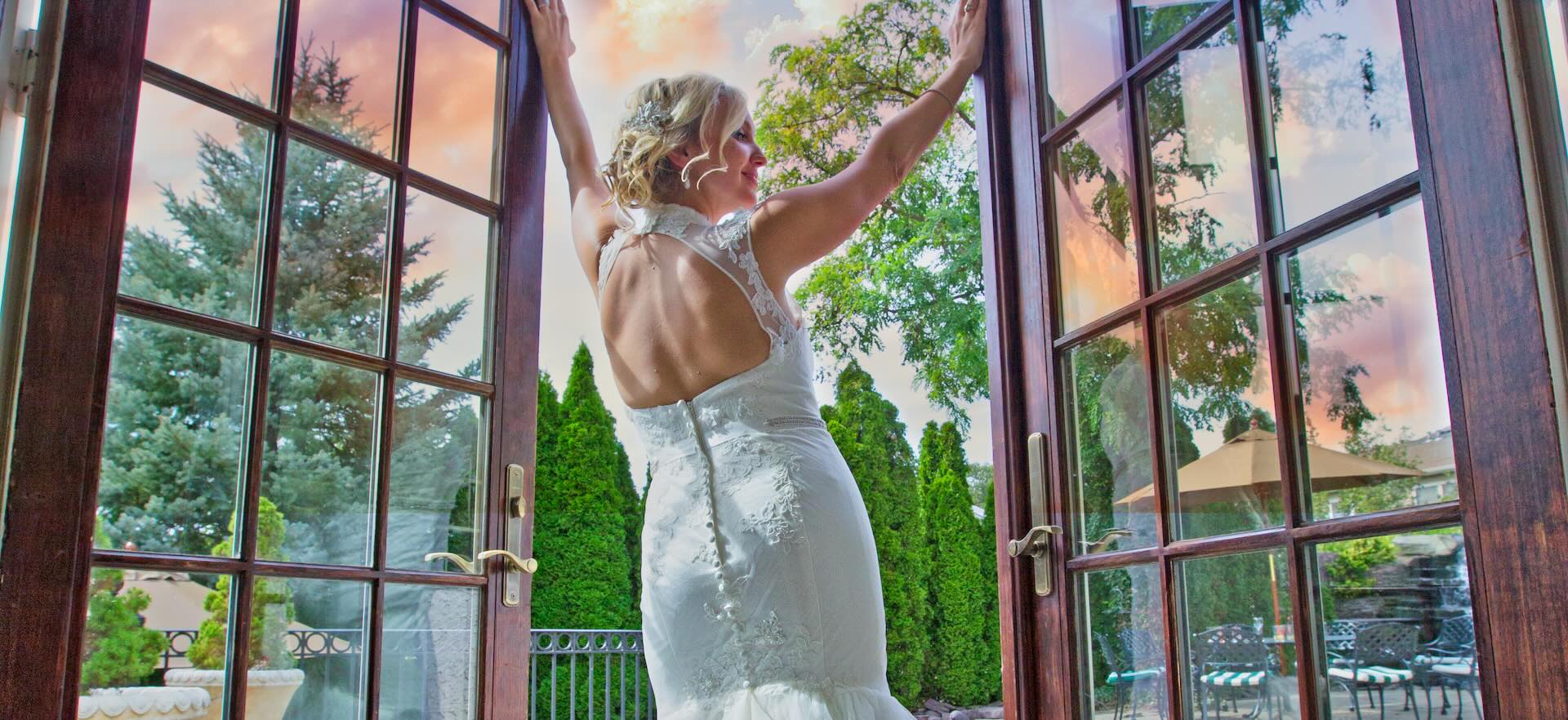 Wedding Photographer Capturing a Bride